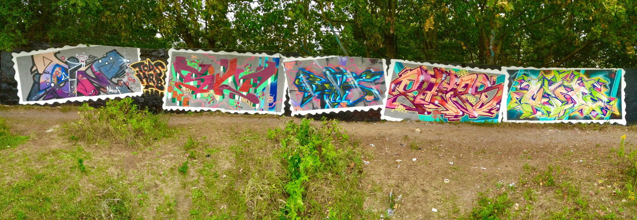 Graffiti Wall - Photo by PHEPS - TEIN, SILT, SAIK (2015)