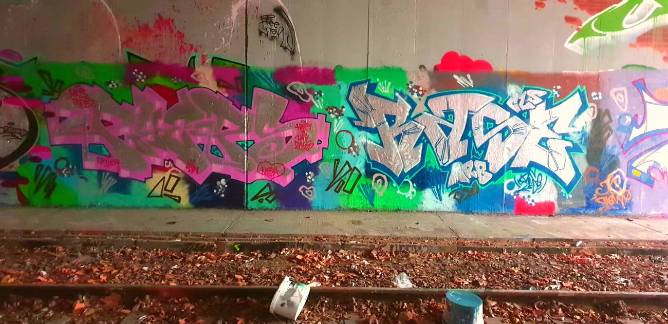 Graffiti Wall - Photo by PHEPS - MRB, TODS, CLS (2018)