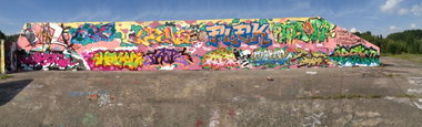 Graffiti Wall - Photo by PHEPS - MRB, TODS, FBM (2016)