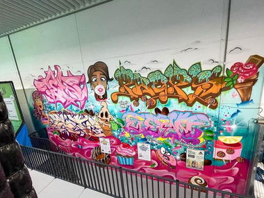 Graffiti Wall - Photo by PHEPS - MRB, TODS, HSK (2021)