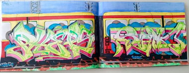 Graffiti Sketch - Photo by PHEPS - PHEPS, SEIK (2015)