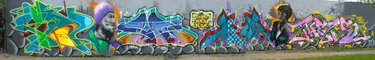 Graffiti Wall - Photo by PHEPS - STOP, TOFU, AWIK