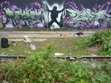 Graffiti Wall - Photo by PHEPS - PHEPS, MISTY, TANES