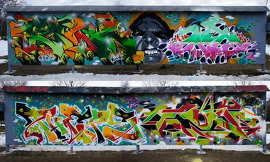 Graffiti Wall - Photo by PHEPS - POLK, MISTE, PHEPS