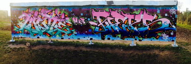 Graffiti Wall - Photo by PHEPS - MISTIE, PHEPS