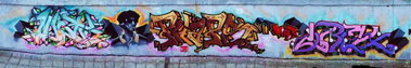 Graffiti Wall - Photo by PHEPS - MISTIE, PHÄPS, QREK (2014)