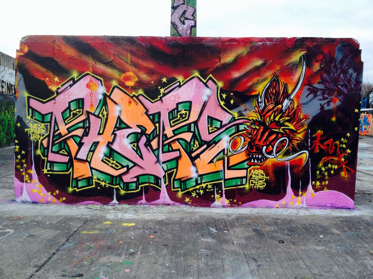 Graffiti Wall - Photo by PHEPS - PHEPS, MISTIE (2014)