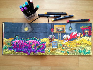 Graffiti Sketch - Photo by PHEPS - PHEPS (2014)