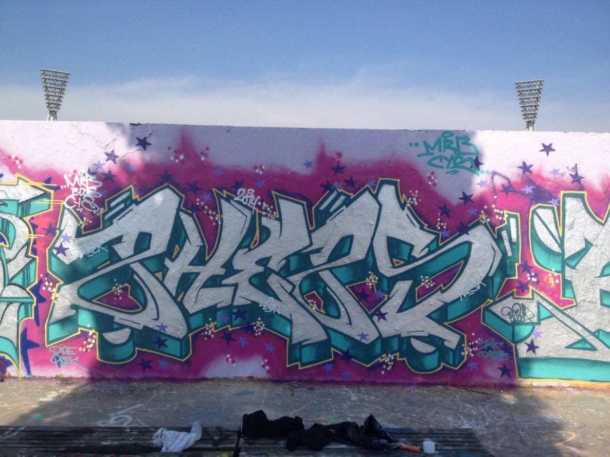 Graffiti Wall - Photo by PHEPS - PHEPS (2014)