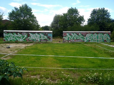 Graffiti Wall - Photo by PHEPS - PHEPS, BIRD, RASE (2014)