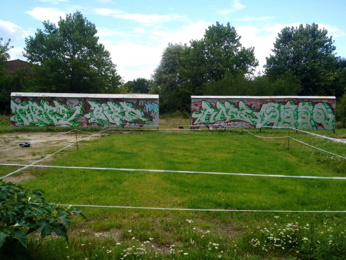 Graffiti Wall - Photo by PHEPS - PHEPS, BIRD, RASE (2014)