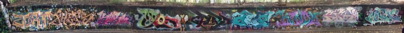 Graffiti Wall - Photo by PHEPS - ZORD, PHEPS, KURO (2014)