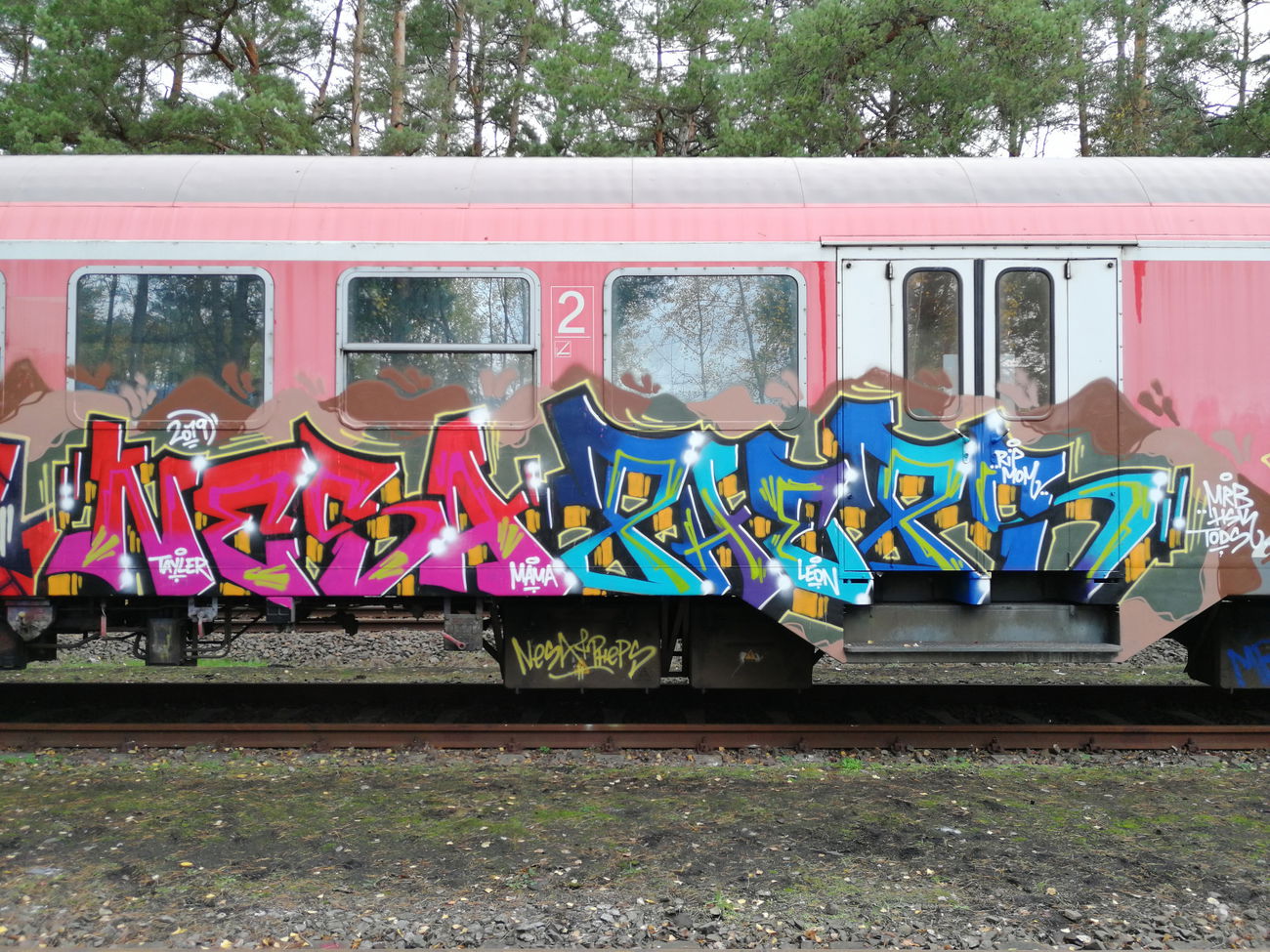 Graffiti Train - Photo by PHEPS - Nesa, Pheps (2019)