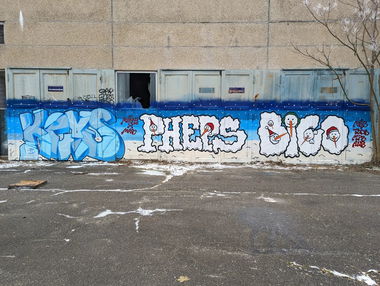 Graffiti Wall - Photo by PHEPS - Keys, Pheps, Bigo (2022)