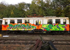 Graffiti Train - Photo by PHEPS - PHEPS, TEIN (2017)