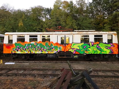 Graffiti Train - Photo by PHEPS - PHEPS, TEIN (2017)