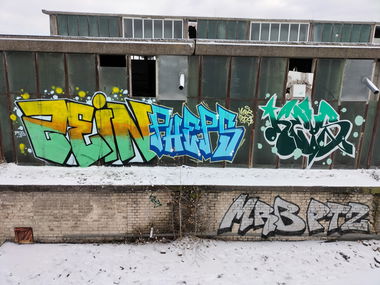 Graffiti Wall - Photo by PHEPS - Zein, Pheps, Keys (2022)