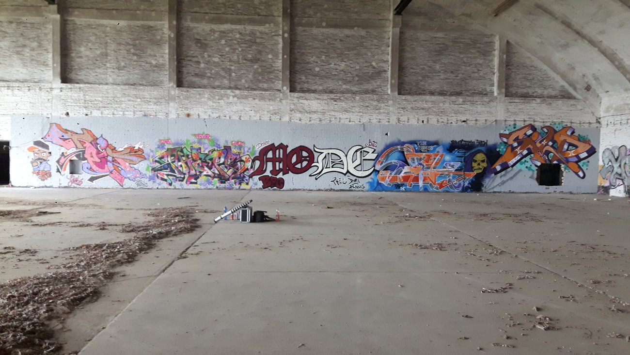 Graffiti Wall - Photo by PHEPS - TEIN, PHEPS, MODE (2017)