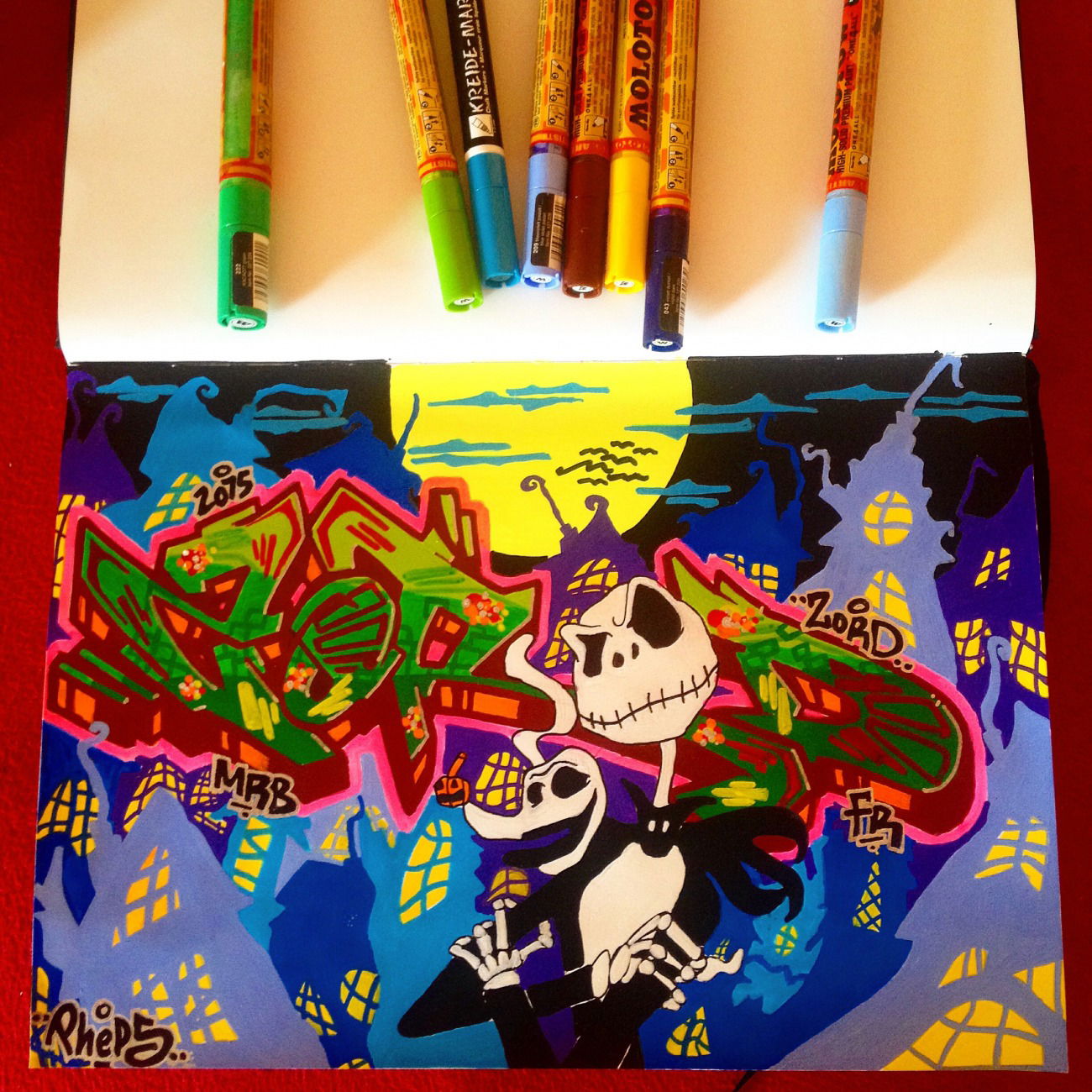 Graffiti Sketch - Photo by PHEPS - ZORD (2015)