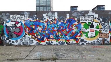 Graffiti Wall - Photo by PHEPS - PHEPS, TOBO (2016)