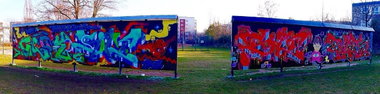 Graffiti Wall - Photo by PHEPS - CLOK, SILT, SILT (2015)