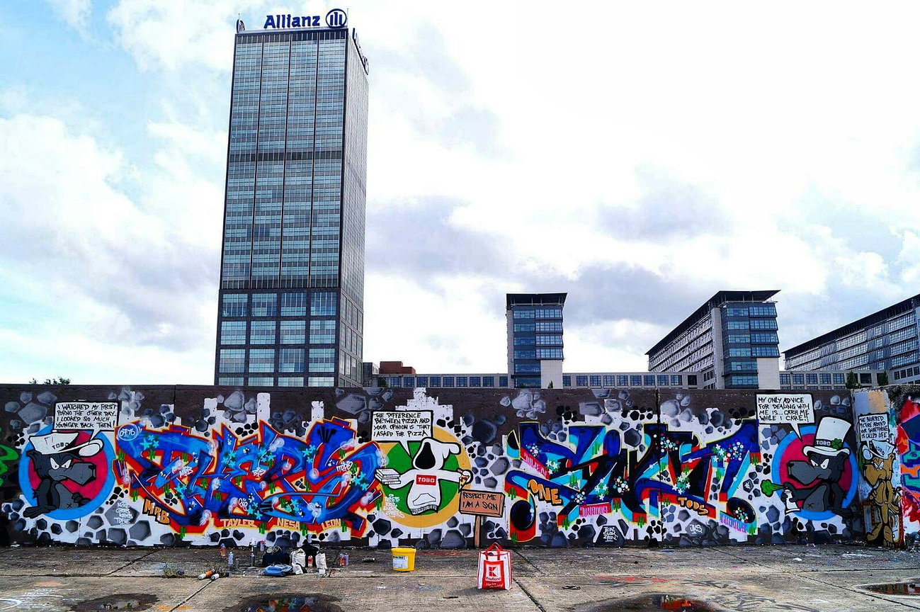 Graffiti Wall - Photo by PHEPS - TOBO, PHEPS, SILT (2016)