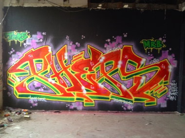 Graffiti Wall - Photo by PHEPS - PHEPS, MRB, TODS (2016)