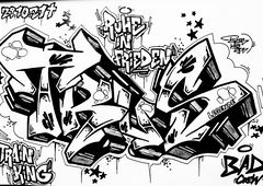 Graffiti Sketch - Photo by PHEPS - Trus, Rip, King (2021)