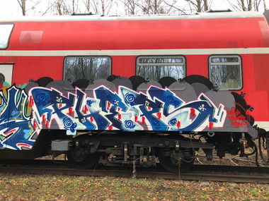 Graffiti Train - Photo by PHEPS - Pheps (2018)