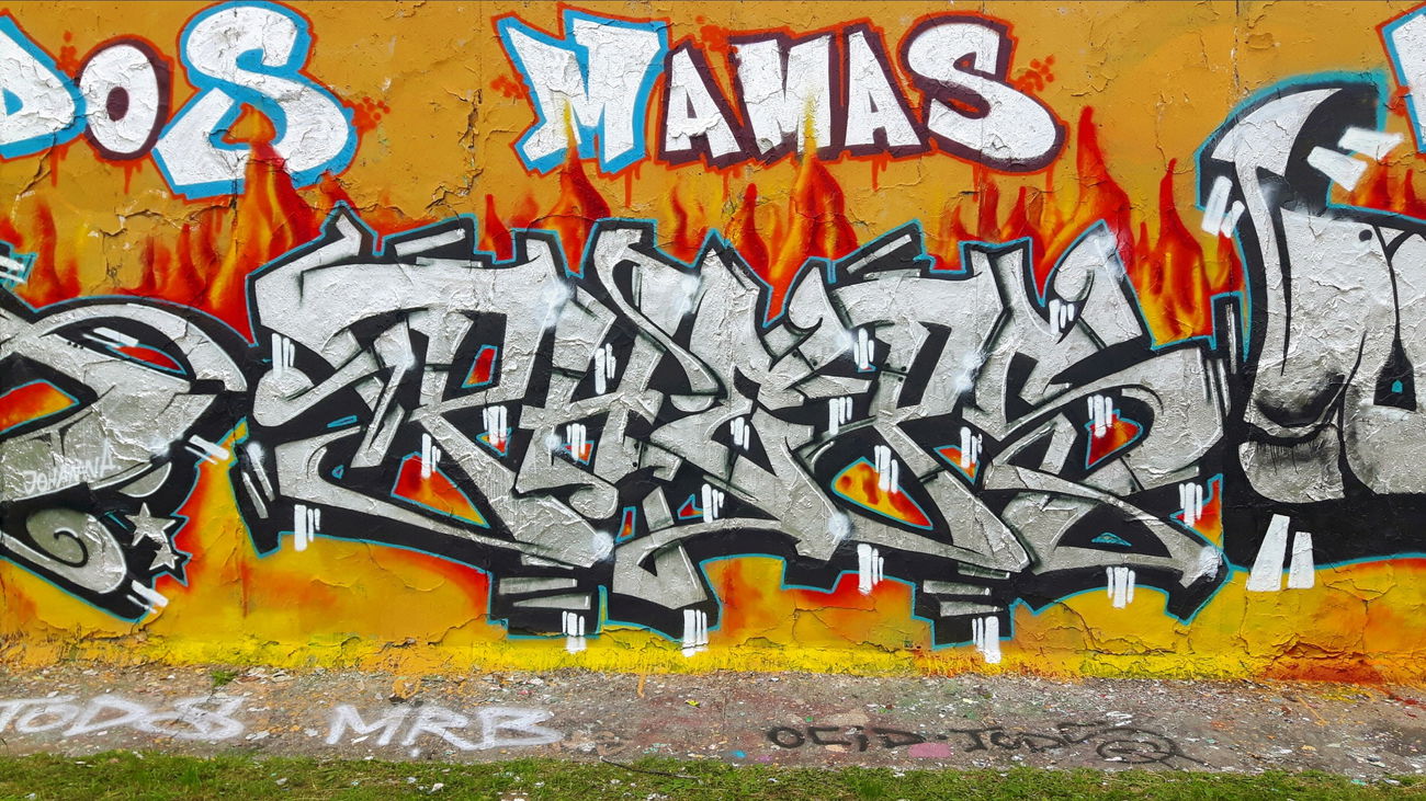 Graffiti Wall - Photo by PHEPS - PHEPS, MRB, TODS (2017)