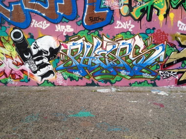 Graffiti Wall - Photo by PHEPS - TODS, MRB, B2S (2016)