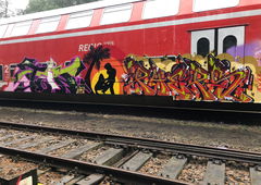 Graffiti Train - Photo by PHEPS - TEIN, PHEPS (2018)