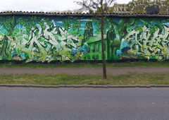 Graffiti Street Art - Photo by PHEPS - TOBO, MISTE, PHEPS (2016)