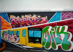 Graffiti Wall - Photo by PHEPS - Pheps, Keys, Milk (2019)