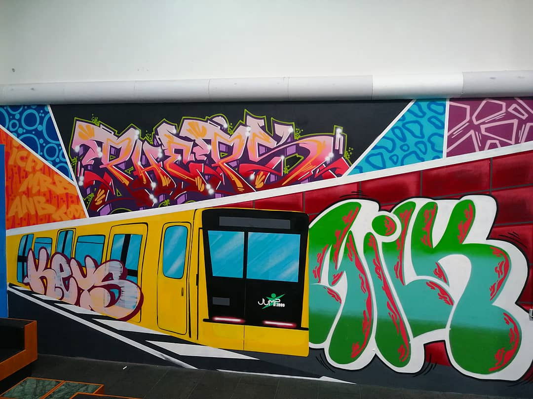 Graffiti Wall - Photo by PHEPS - Pheps, Keys, Milk (2019)