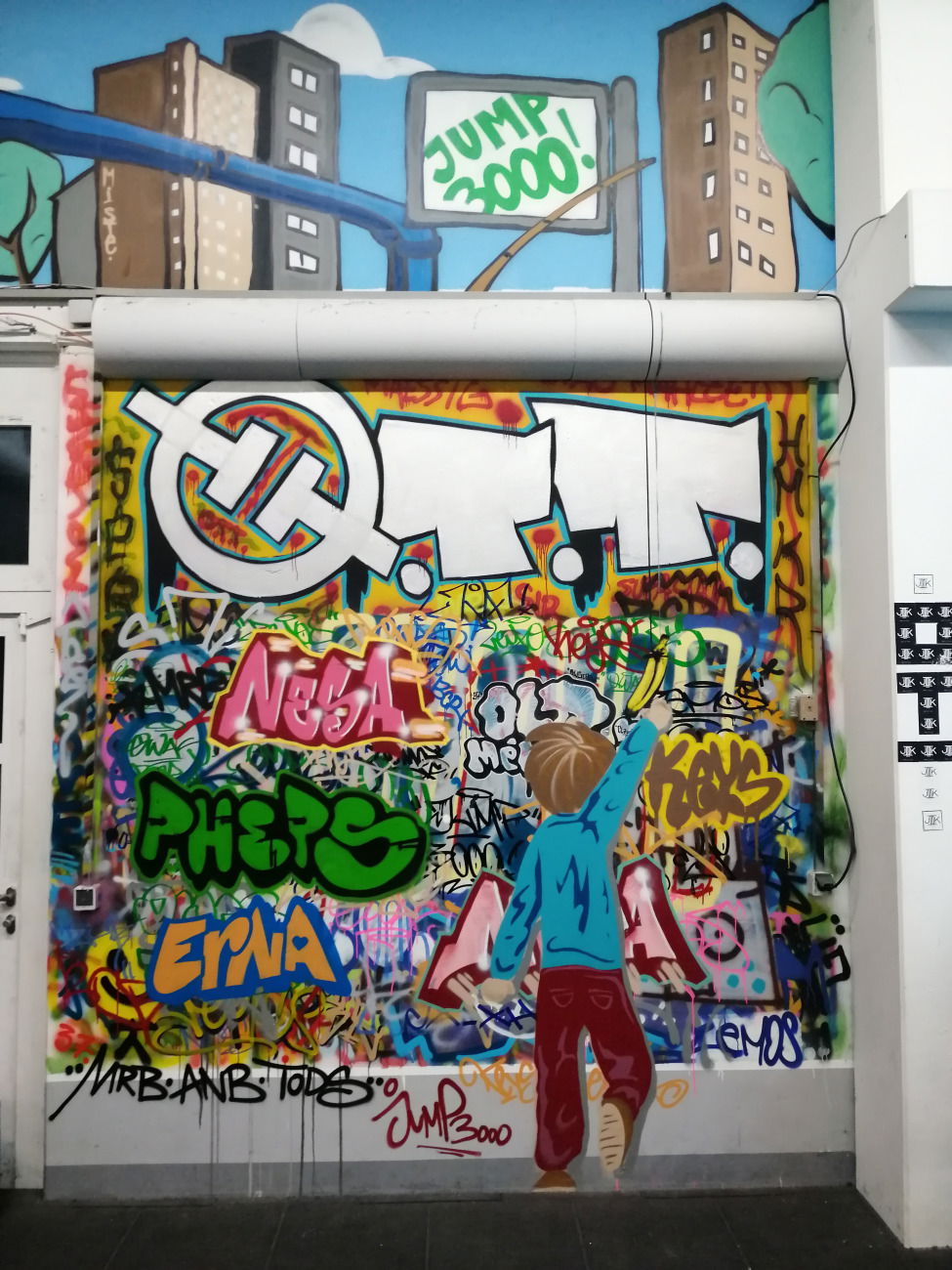 Graffiti Wall - Photo by PHEPS - Nesa, Pheps, keys (2019)