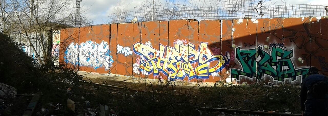 Graffiti Wall - Photo by PHEPS - RASE, PHEPS, FULS (2015)