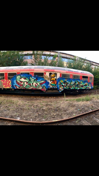 Graffiti Train - Photo by PHEPS - TEIN, PHEPS (2018)