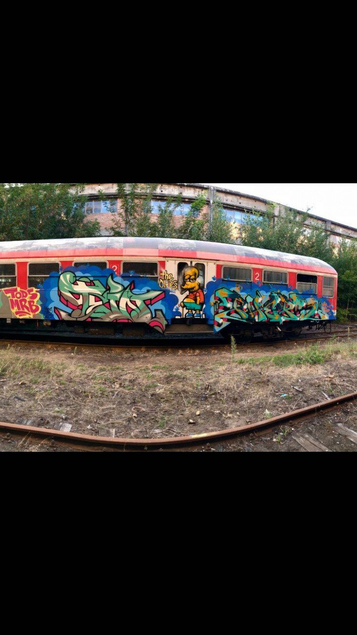 Graffiti Train - Photo by PHEPS - TEIN, PHEPS (2018)