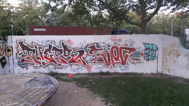 Graffiti Wall - Photo by PHEPS - PHEPS, SIOC (2018)
