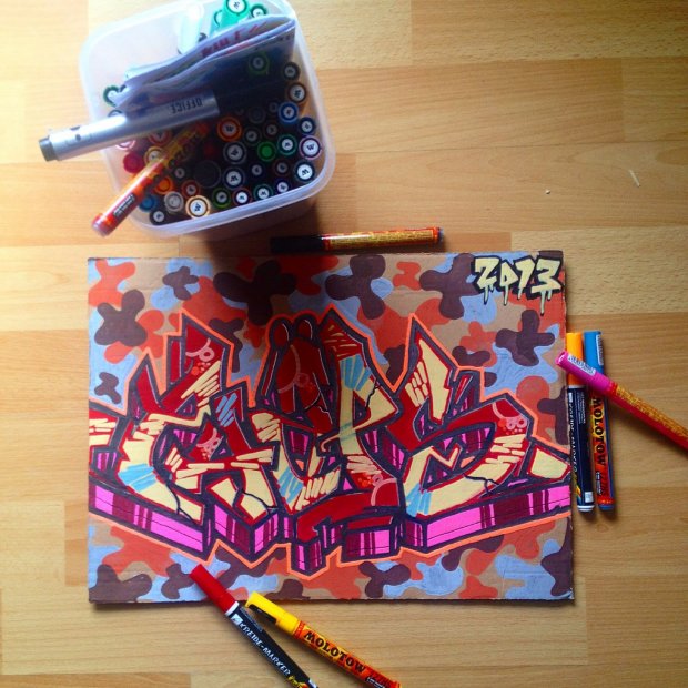 Graffiti Sketch - Photo by PHEPS - PHÄPS (2013)