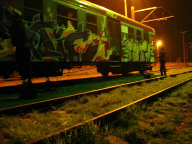 Graffiti Train - Photo by PHI3