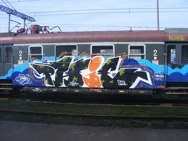 Graffiti Train - Photo by PHI3