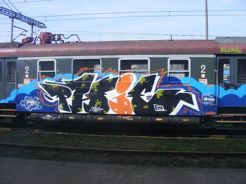 Graffiti Train - Photo by PHI3