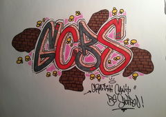 Graffiti Sketch - Photo by PINKMAN - GCBS (2014)