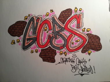 Graffiti Sketch - Photo by PINKMAN - GCBS (2014)