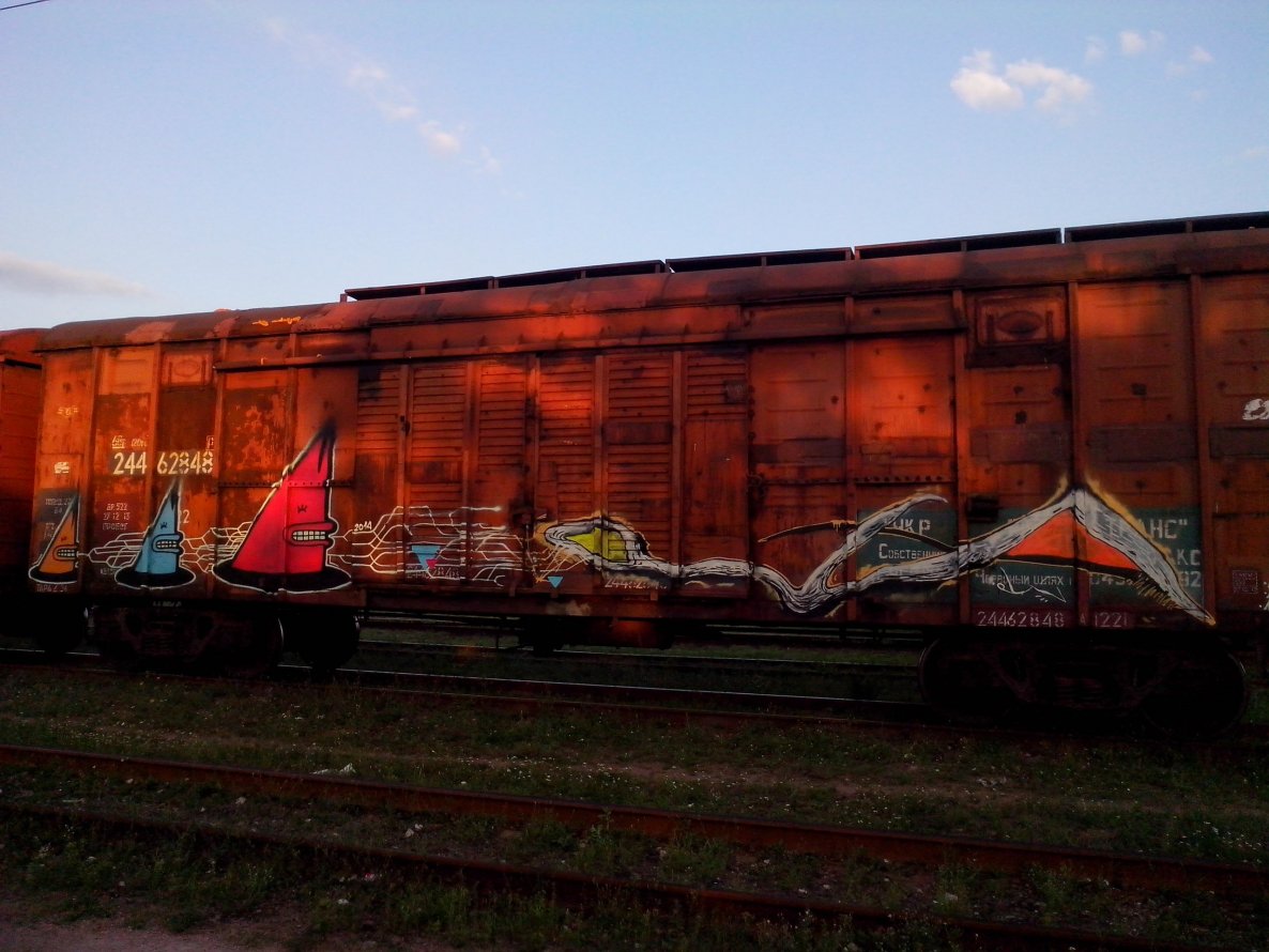 Graffiti Train - Photo by PLANET - SLICKEZ, PLA (2014)