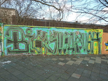 Graffiti Wall in Essen - Photo by PL_PartyZan - hall, of, fame (2015)
