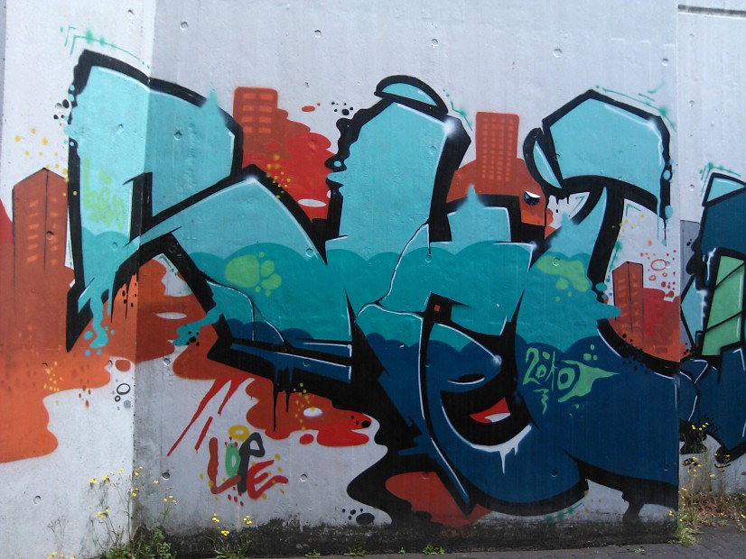 Graffiti Wall in Dorsten - Photo by PL_PartyZan - Shet, Radio, 2010 (2010)