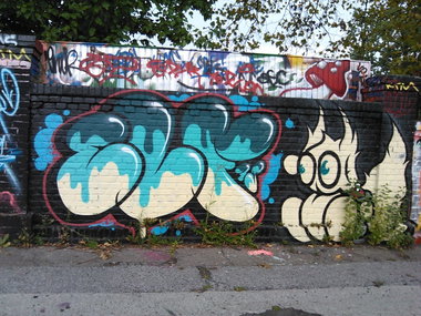 Graffiti Wall in Essen - Photo by PL_PartyZan - Elf, Zollstraße, Essen (2013)